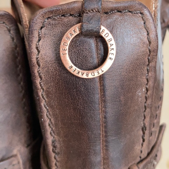 Genuine Leather Lace and Zip Up Knee High Boots - Picture 8 of 8